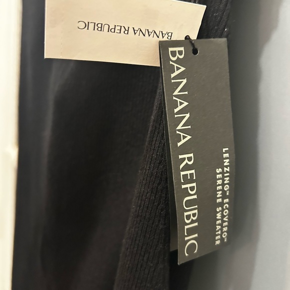 NEW! Banana Republic Volta Black Ribbed Halter Sweater Dress Size Large  #836687 - Picture 8 of 16